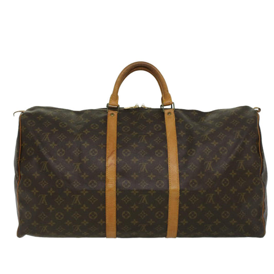 LOUIS VUITTON Monogram Keepall 60 Boston Bag M41422 LV 32955