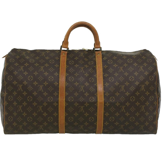 LOUIS VUITTON Monogram Keepall 60 Boston Bag M41422 LV 32958