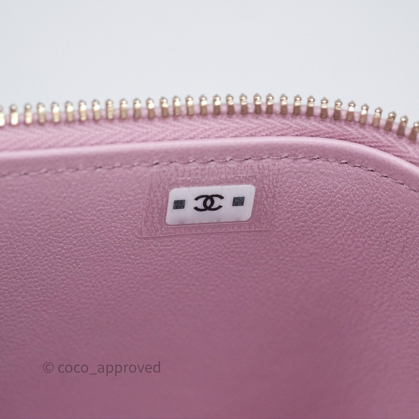 Chanel Vanity Rectangular Top Handle Lilac Lambskin Gold Hardware