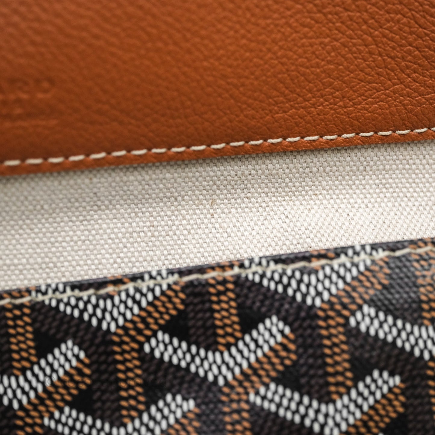 Goyard Bohème Hobo Bag Black & Tan