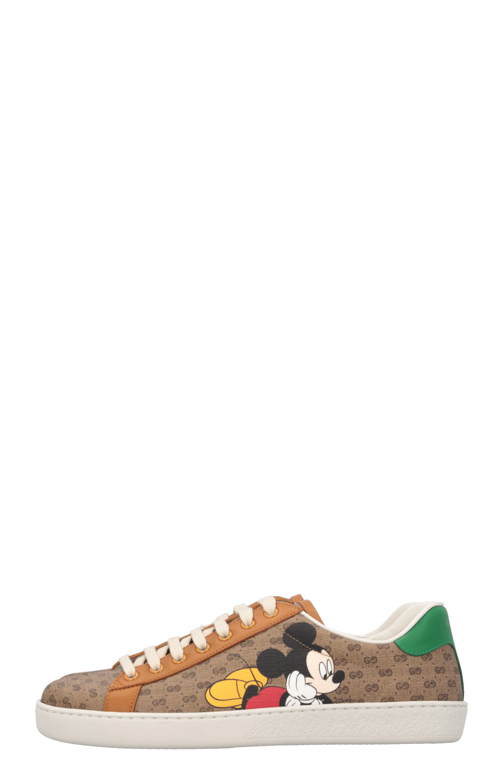 Luxury Gucci Trending 2025 x Disney Sneaker Mickey Mouse Ace Sneaker Beige