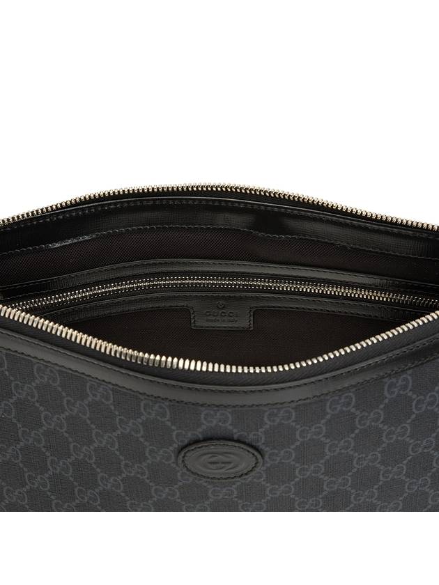 Luxury Gucci Trending 2025 GG Interlocking Large Cross Bag Black