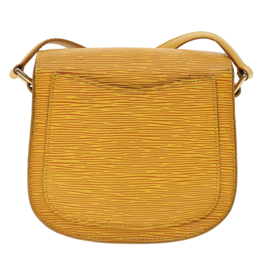 LOUIS VUITTON Epi Saint Cloud PM Shoulder Bag Yellow M52219 LV 35863