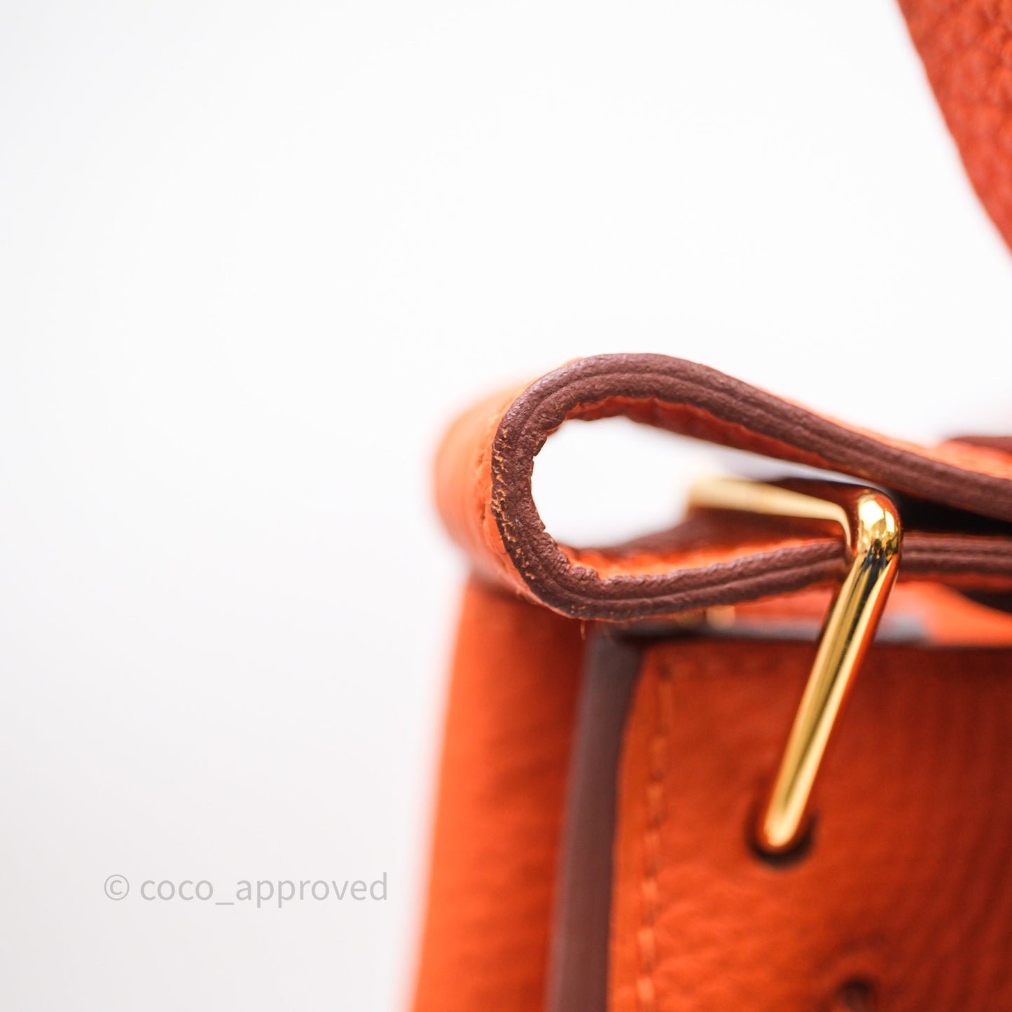 Hermes Kelly So Orange Togo Gold Hardware
