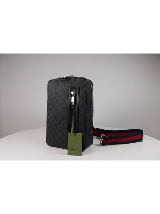 Luxury Gucci Trending 2025 GG Supreme Canvas Slingback Bag Black