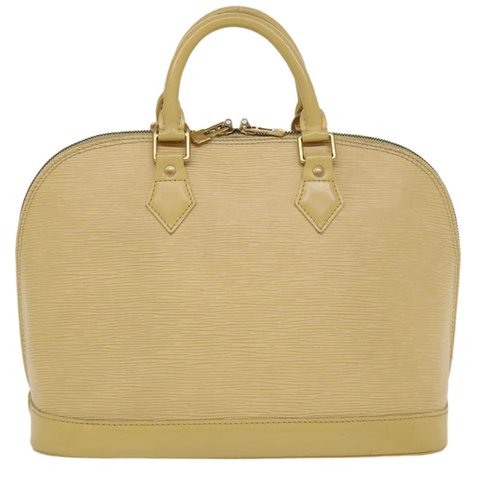 LOUIS VUITTON Epi Alma Hand Bag Vanilla M5214A LV 36798