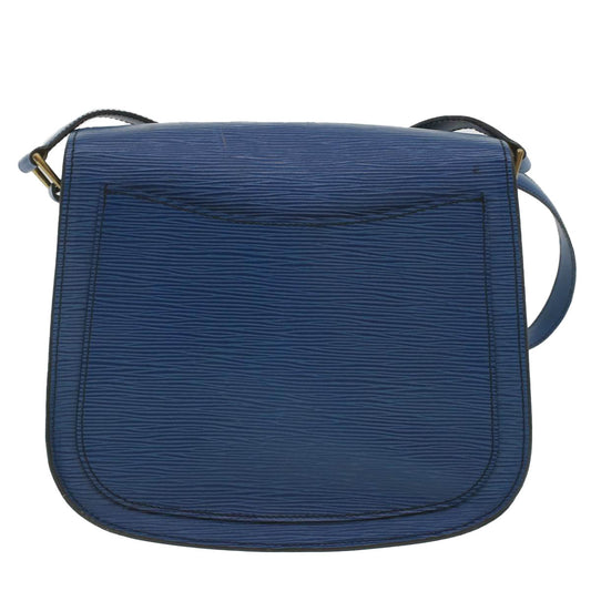 LOUIS VUITTON Epi Saint Cloud GM Shoulder Bag Blue M52195 LV 37446