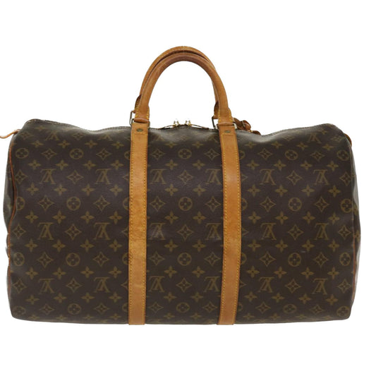 LOUIS VUITTON Monogram Keepall 50 Boston Bag M41426 LV 37660