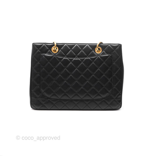 Chanel GST Black Caviar Gold Hardware
