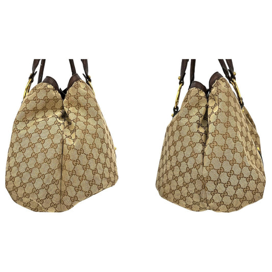 Luxury Gucci GG Canvas Interlocking Icon Tote