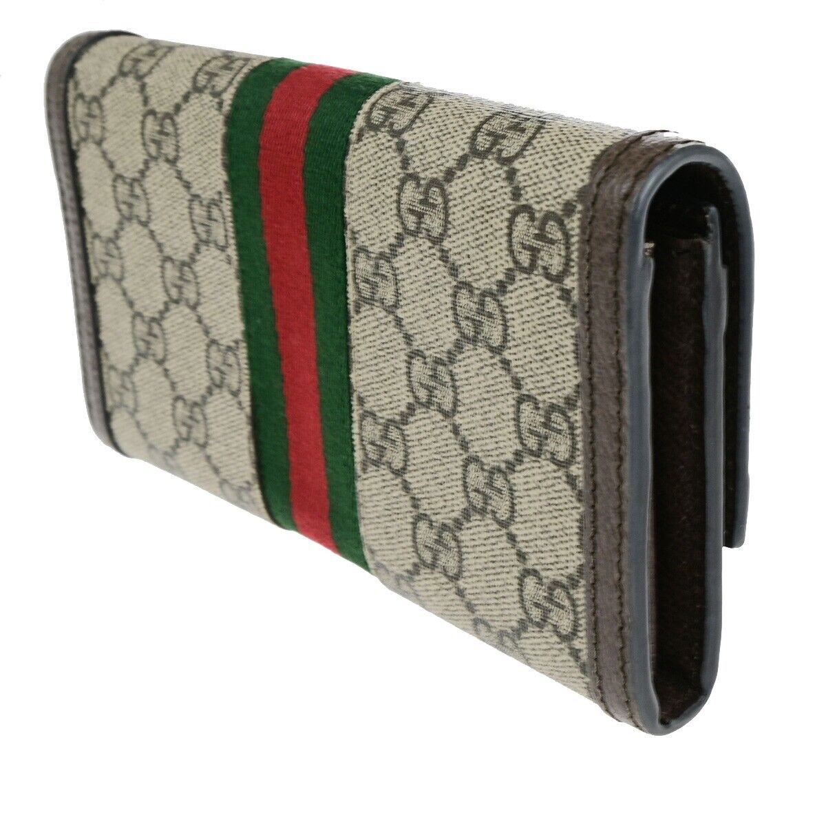 Luxury Gucci Trending 2025 Ophidia Canvas Wallet