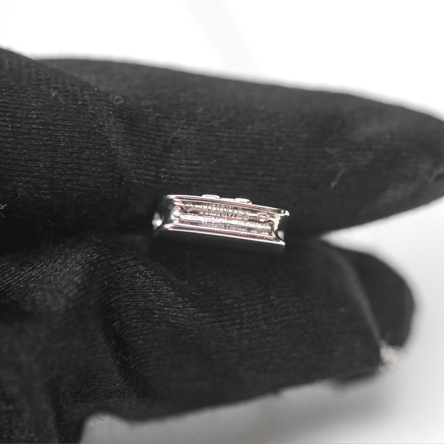 Hermès Constance Amulettes Diamonds Pendant Necklace White Gold