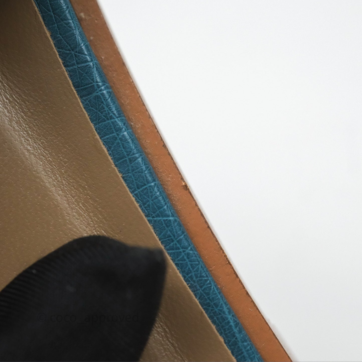 Hermès Oran Sandals in Blue Cobalt Ostrich Size 37