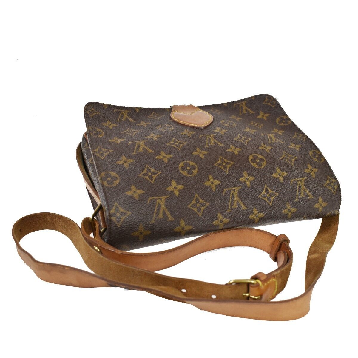 Louis Vuitton Cartouchiere Canvas Shoulder Bag ()