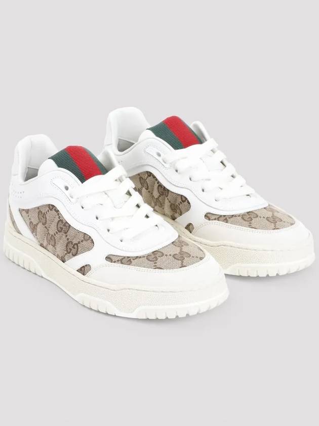 Luxury Gucci Trending 2025 Original GG Canvas Low Top Sneakers Beige White