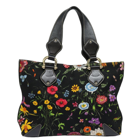 Luxury Gucci Trending 2025 Flora Canvas Tote Bag ()