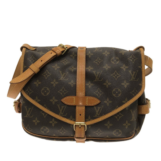 Louis Vuitton Saumur 30 Canvas Shoulder Bag ()