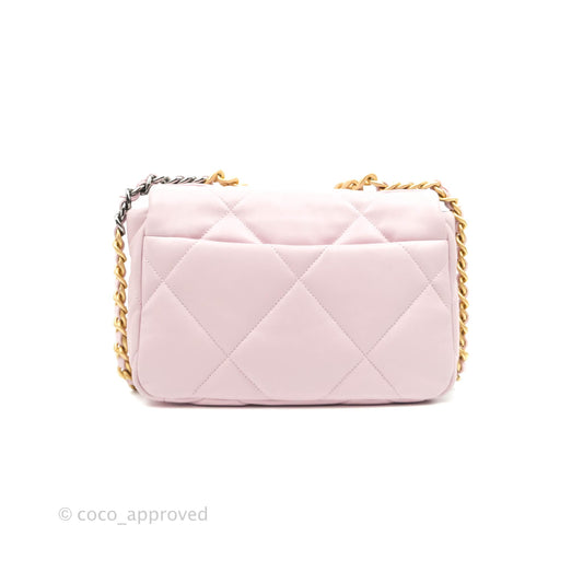 Chanel 19 Small Pink Lambskin Mixed Hardware