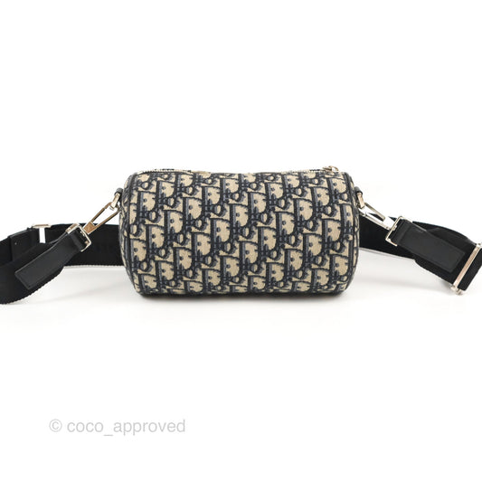 Dior Men's Roller Messenger Bag Oblique Jacquard