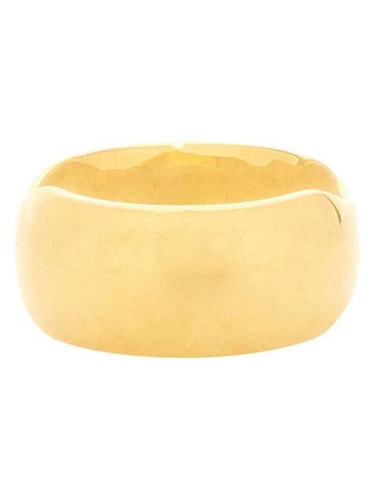 Luxury Balenciaga engraved logo polished finish ring 765847TZ99G