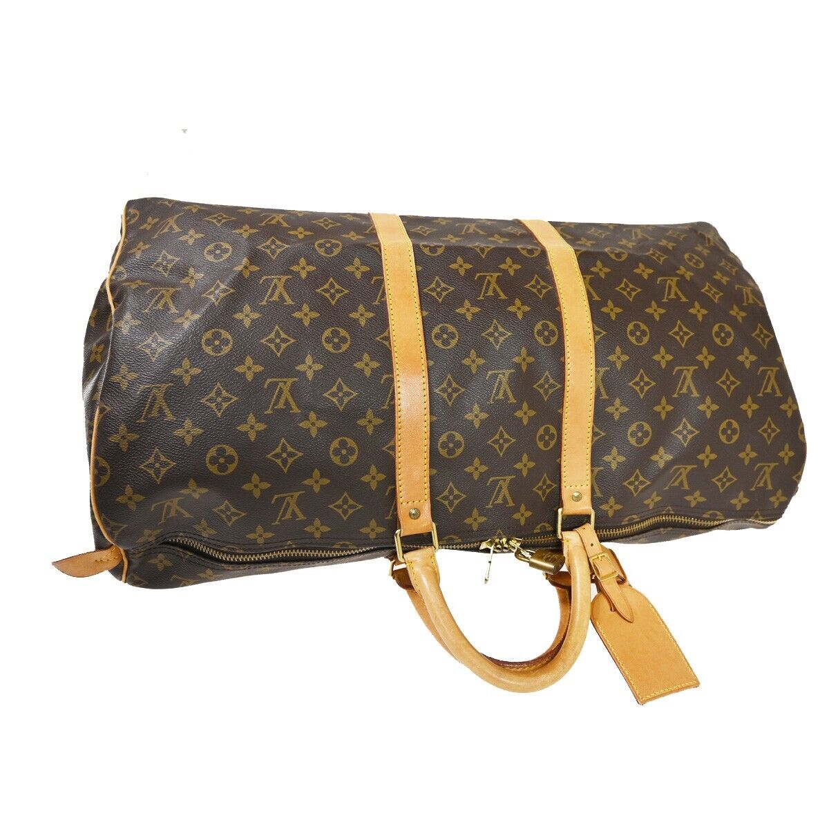 Louis Vuitton Keepall 55 Canvas Travel Bag ()