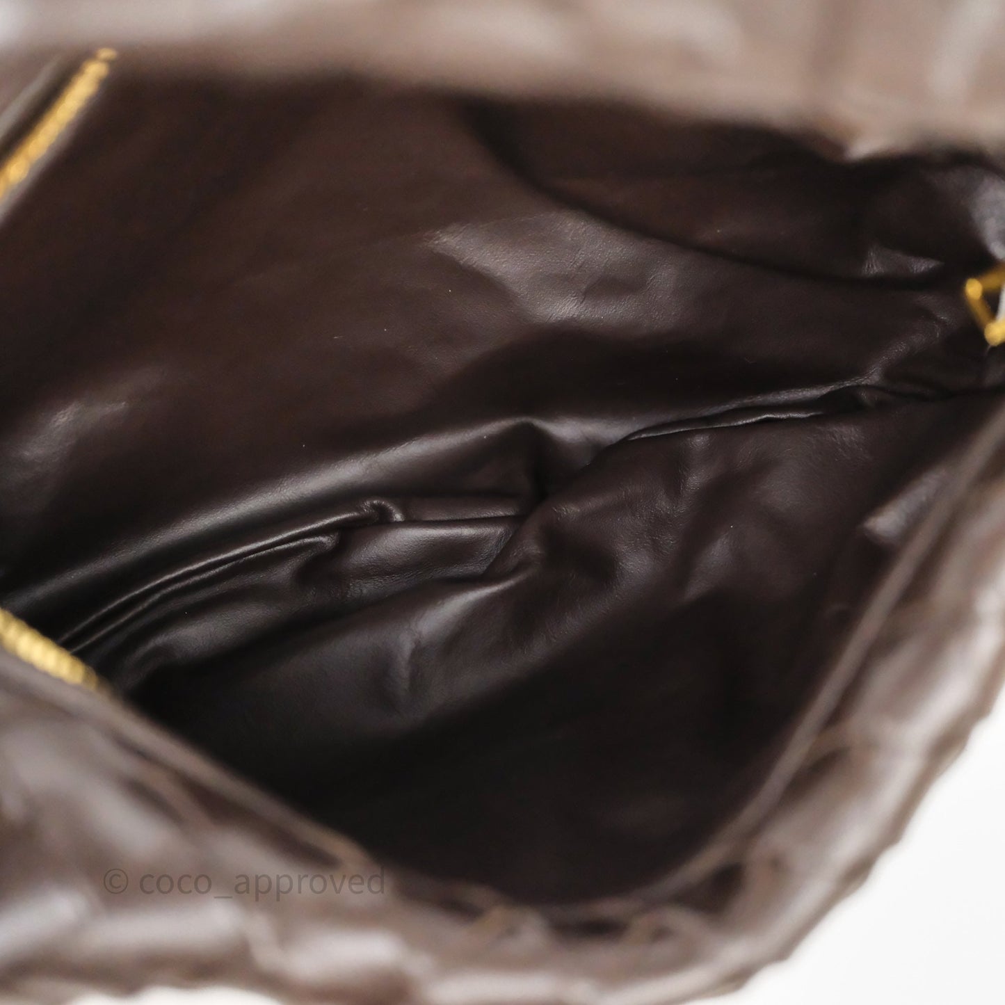 Bottega Veneta Teen Jodie Brown Intrecciato Lambskin