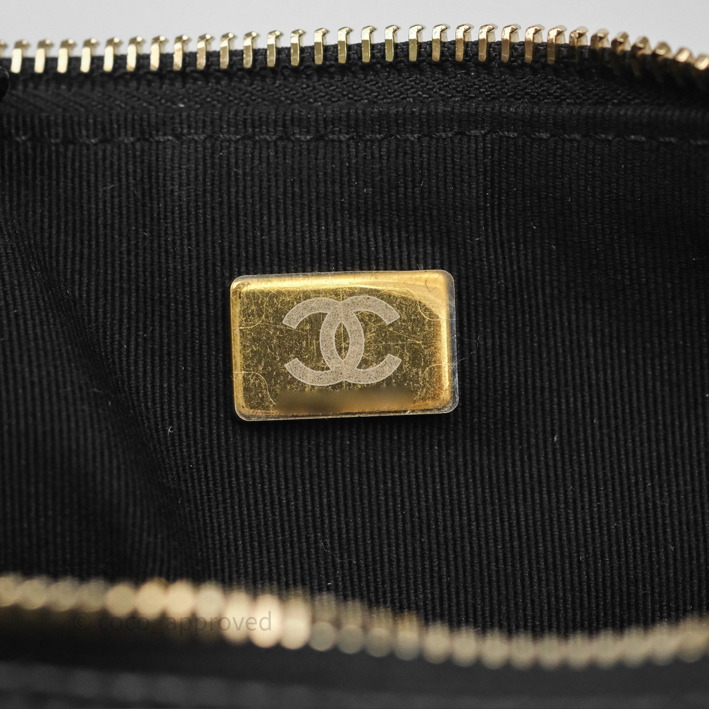 Chanel Quilted Large Trendy Double Pocket Hobo Black Lambskin Gold Hardware