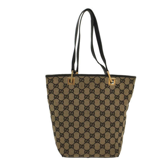 Luxury Gucci GG Canvas Tote Bag Beige Navy 53653