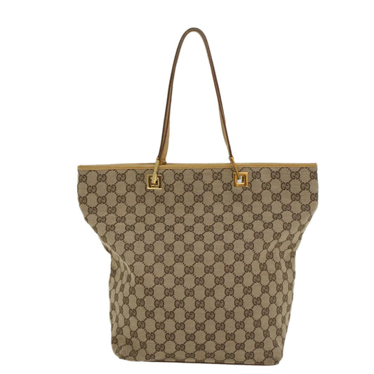 Luxury Gucci GG Canvas Tote Bag Beige 002 1098 2404 54326