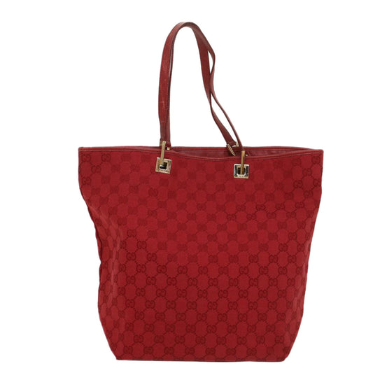 Luxury Gucci GG Canvas Tote Bag Red 002 1098 3444 54328