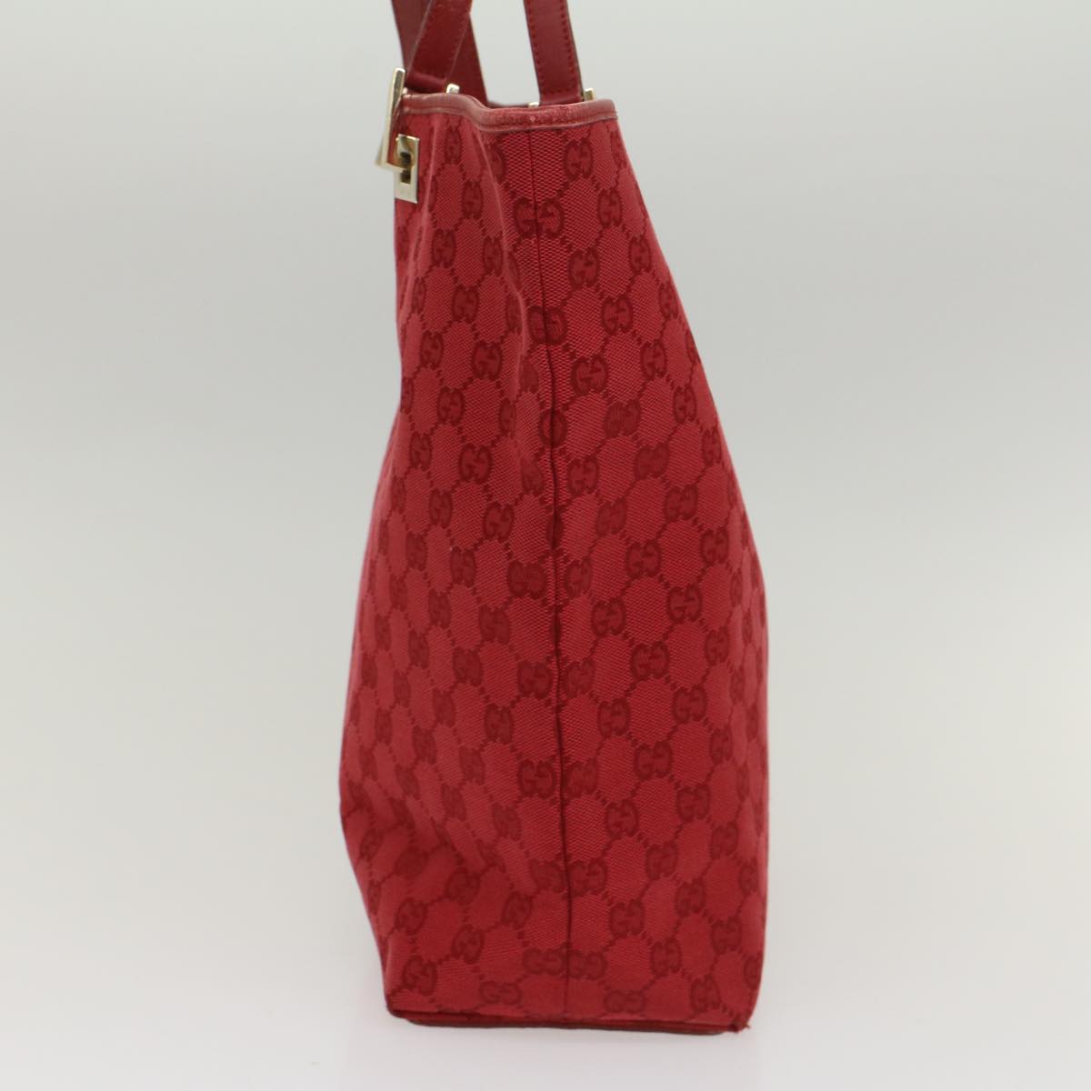 Luxury Gucci GG Canvas Tote Bag Red 002 1098 3444 54328