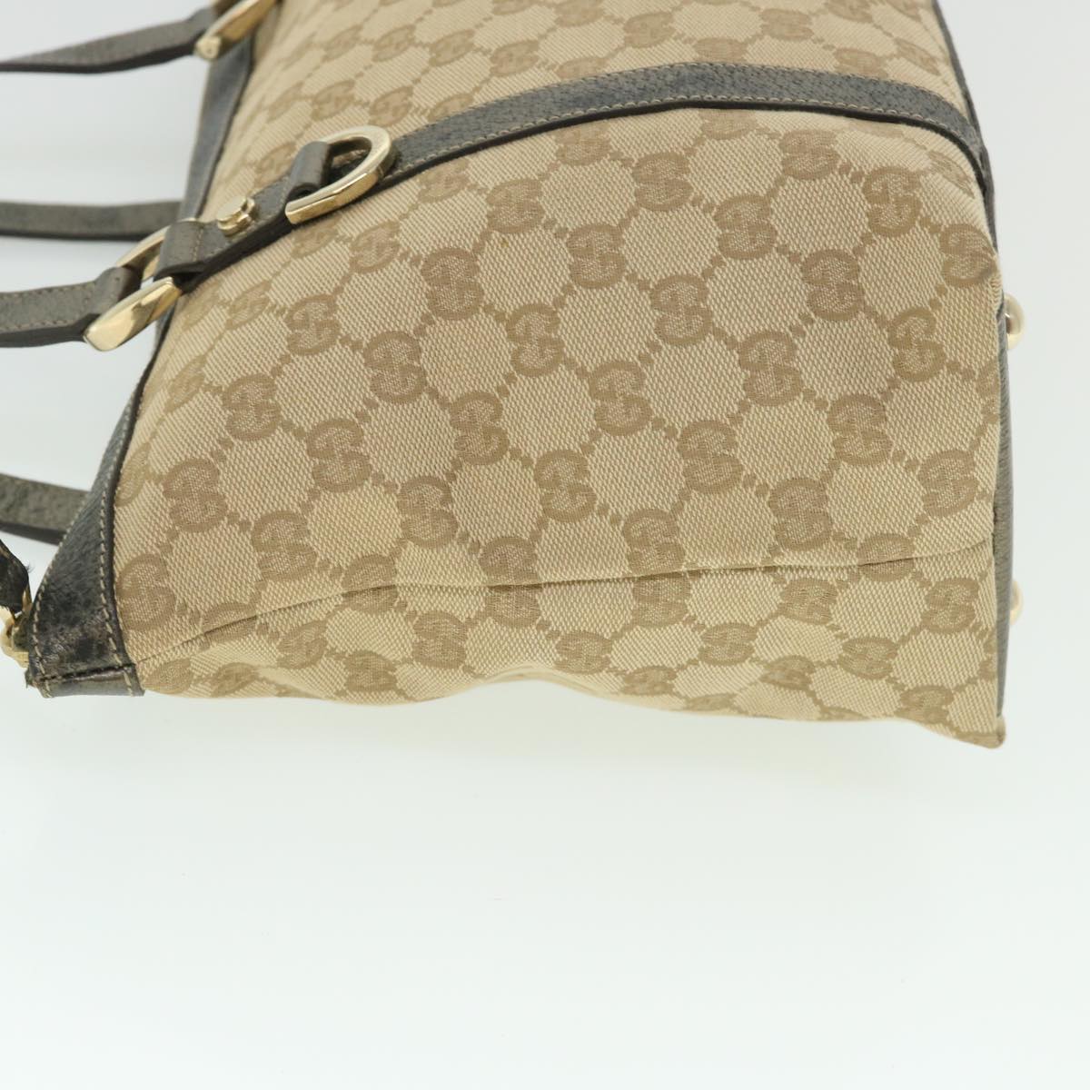 Luxury Gucci GG Canvas Tote Bag Beige 141470 54456