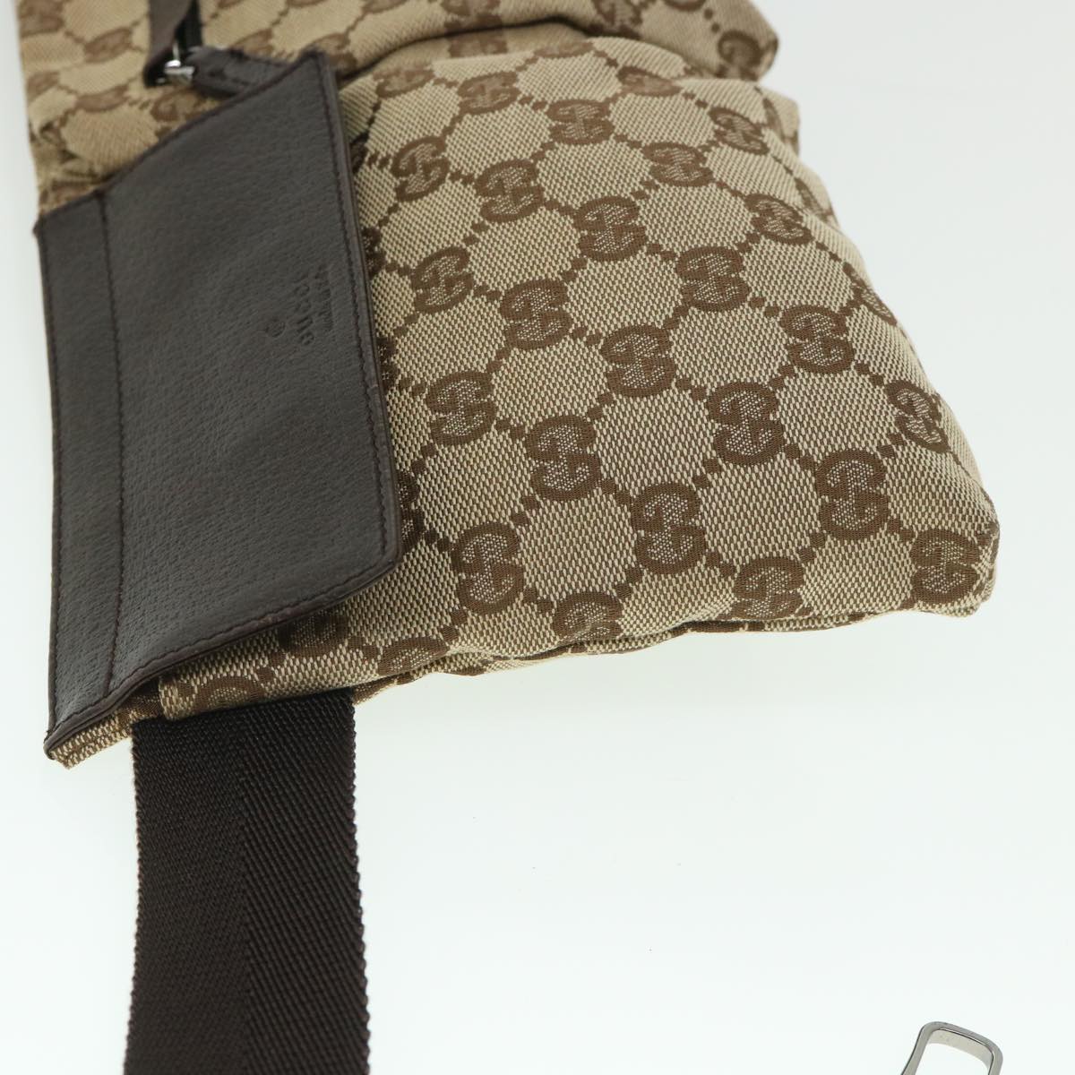 Luxury Gucci GG Canvas Waist bag Beige 28566 54729