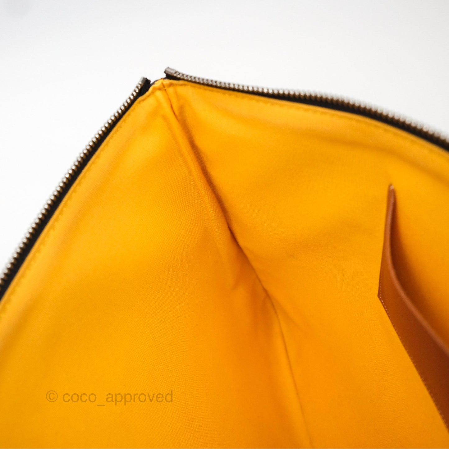 Goyard Sénat MM Pouch Black/ Tan