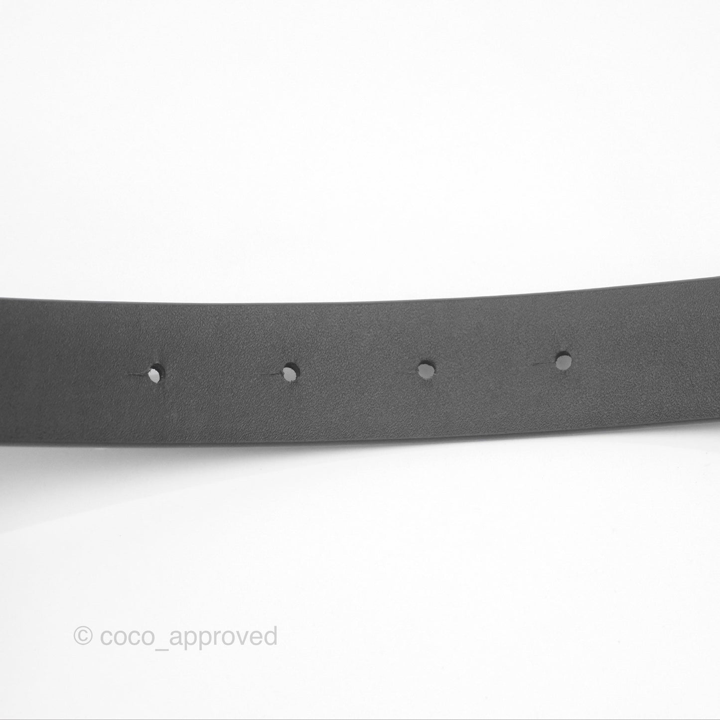 Chanel Pearl CC Belt Black Size 75 24S