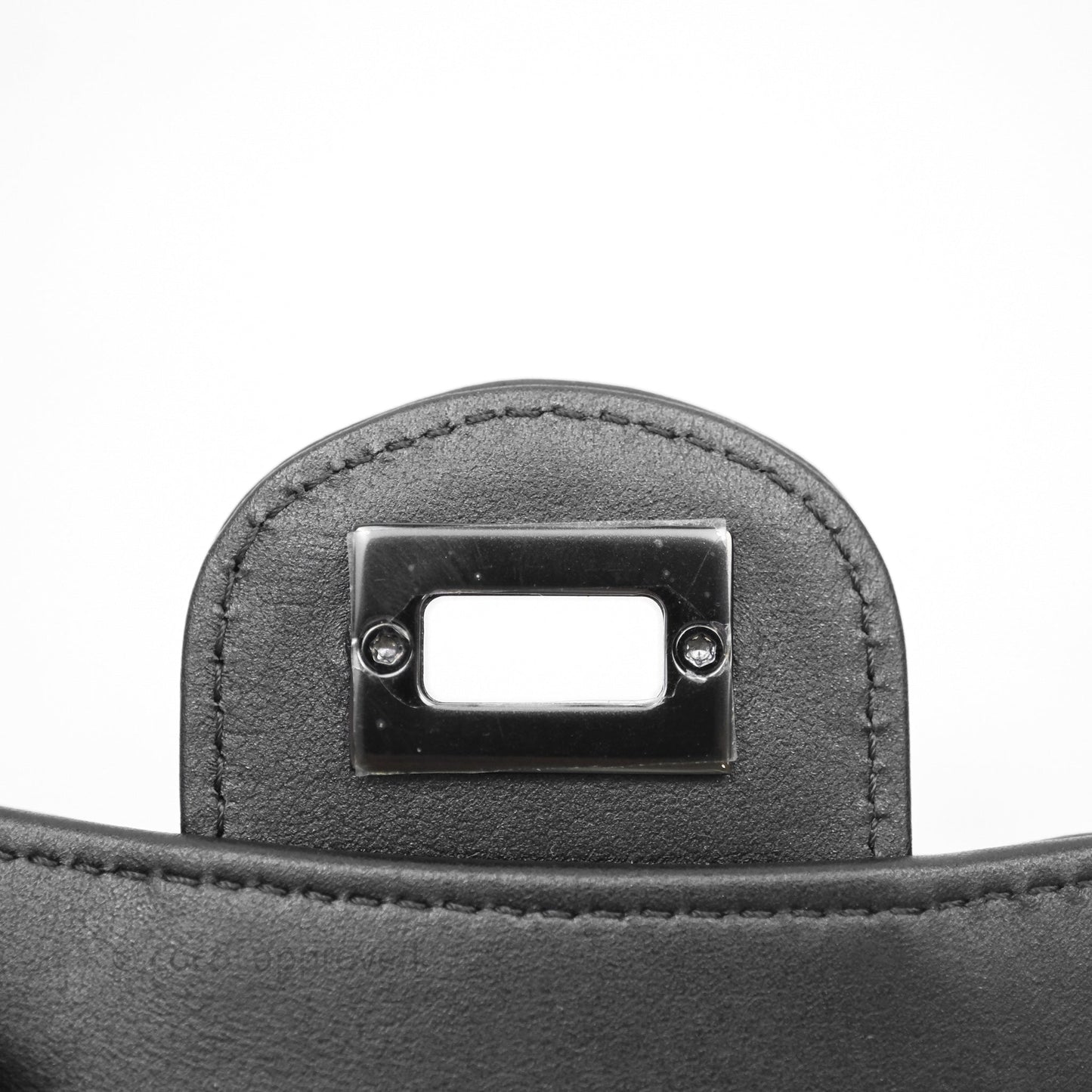 Chanel Chevron Reissue Wallet So Black Aged Calfskin