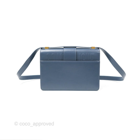 Dior 30 Montaigne Bag Blue Box Calfskin