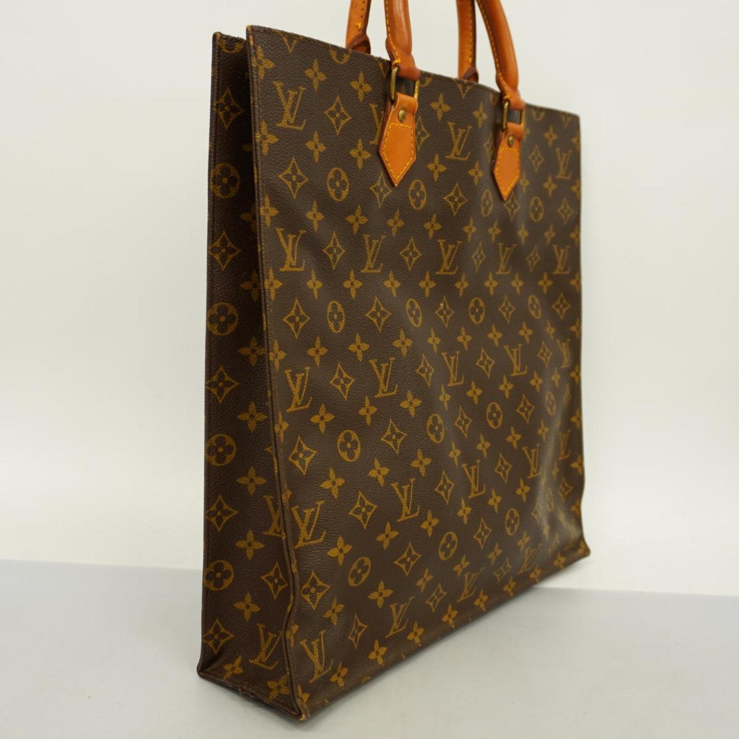Louis Vuitton Sac Plat Canvas Tote Bag ()