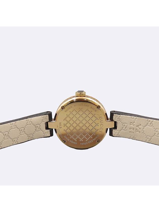 Luxury Gucci Trending 2025 Luxury Gucci Trending 2025 404233 141 5 Diamantissima 27MM Round Gold Ladies Leather Band Watch