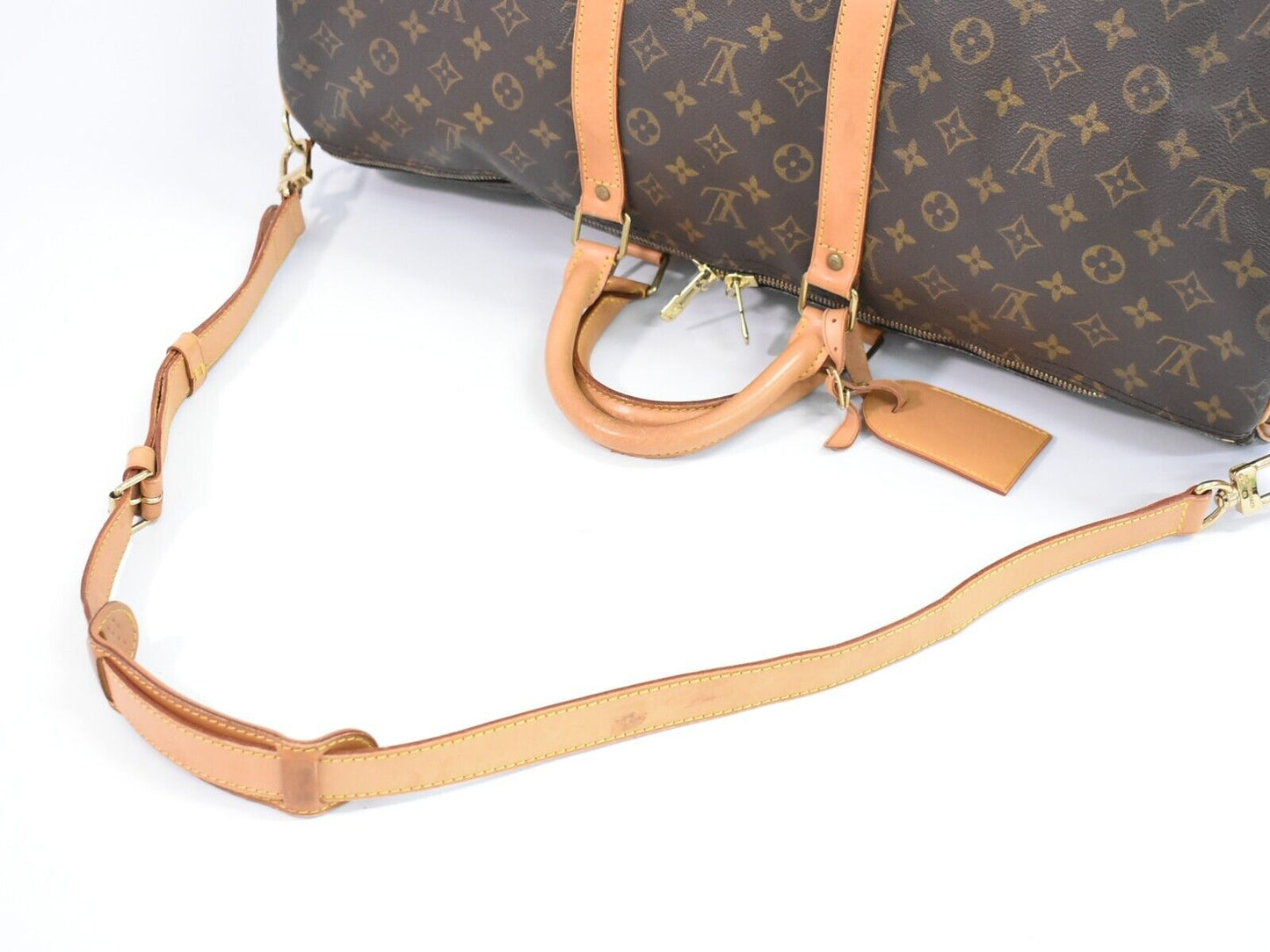 Louis Vuitton Keepall Bandouliere 55 Canvas Travel Bag ()
