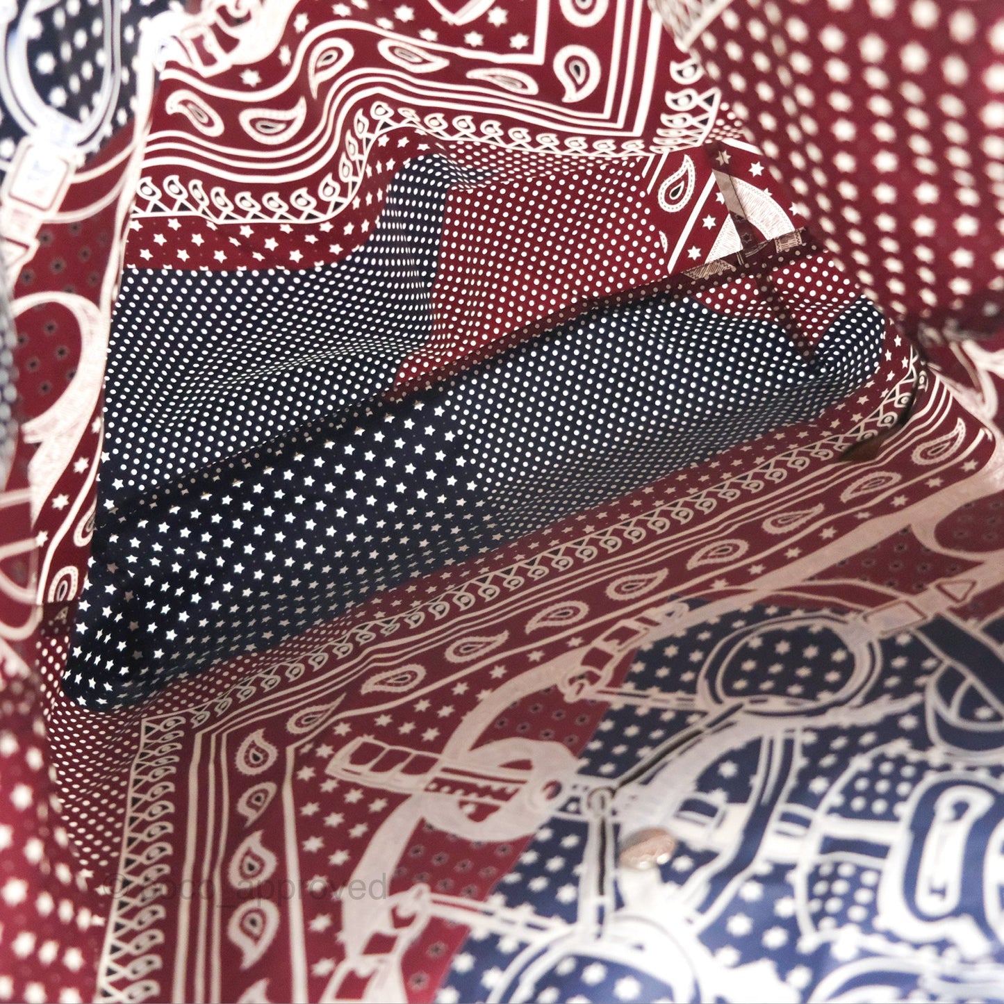 Hermès Garden Pouch 36 Bleu Saphir/ Bordeaux/ Bleu Marine
