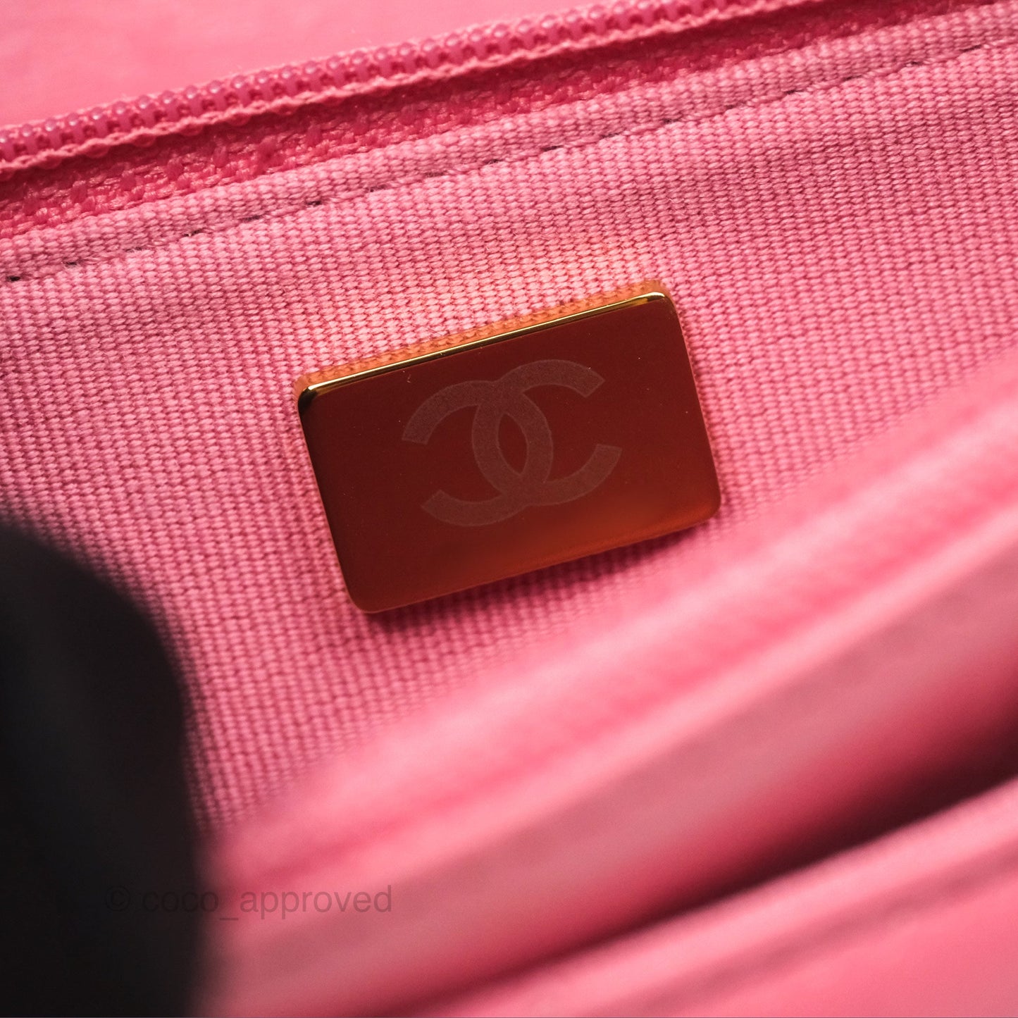 Chanel All Slide Wallet on Chain WOC Adjustable Chain Quilted Pink Lambskin