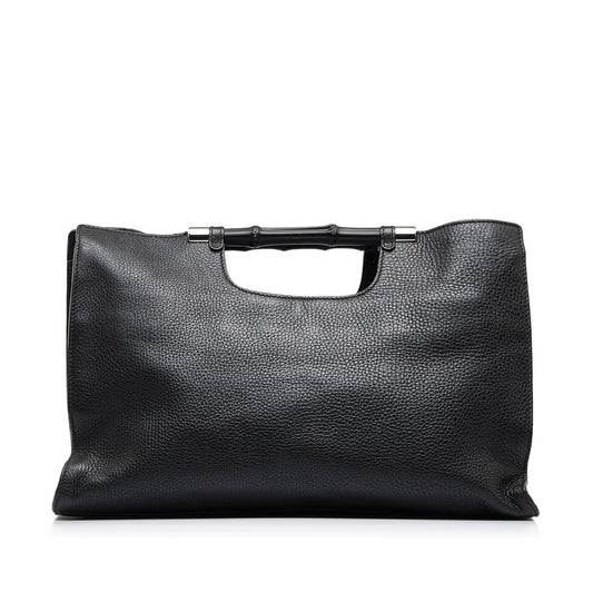 Luxury Gucci Medium Bamboo Daily Shopper Satchel