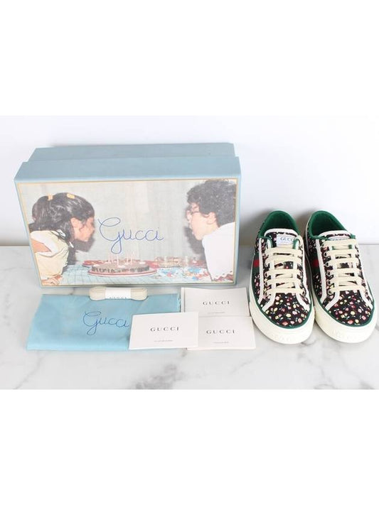 Luxury Gucci Trending 2025 1997 Tennis Liberty Sneakers 35 5 225