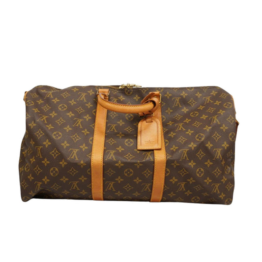 Louis Vuitton Keepall Bandouliere 50 Canvas Travel Bag ()