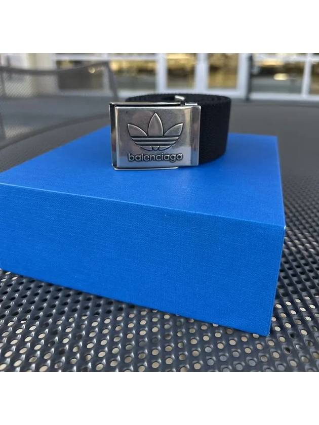 Luxury Balenciaga Skater Belt Black