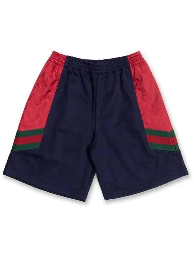 Luxury Gucci Trending 2025 Side Detail Shorts Blue Red