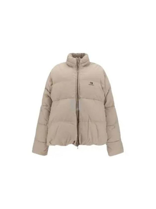 Luxury Balenciaga C Shape Nylon Padding Sand