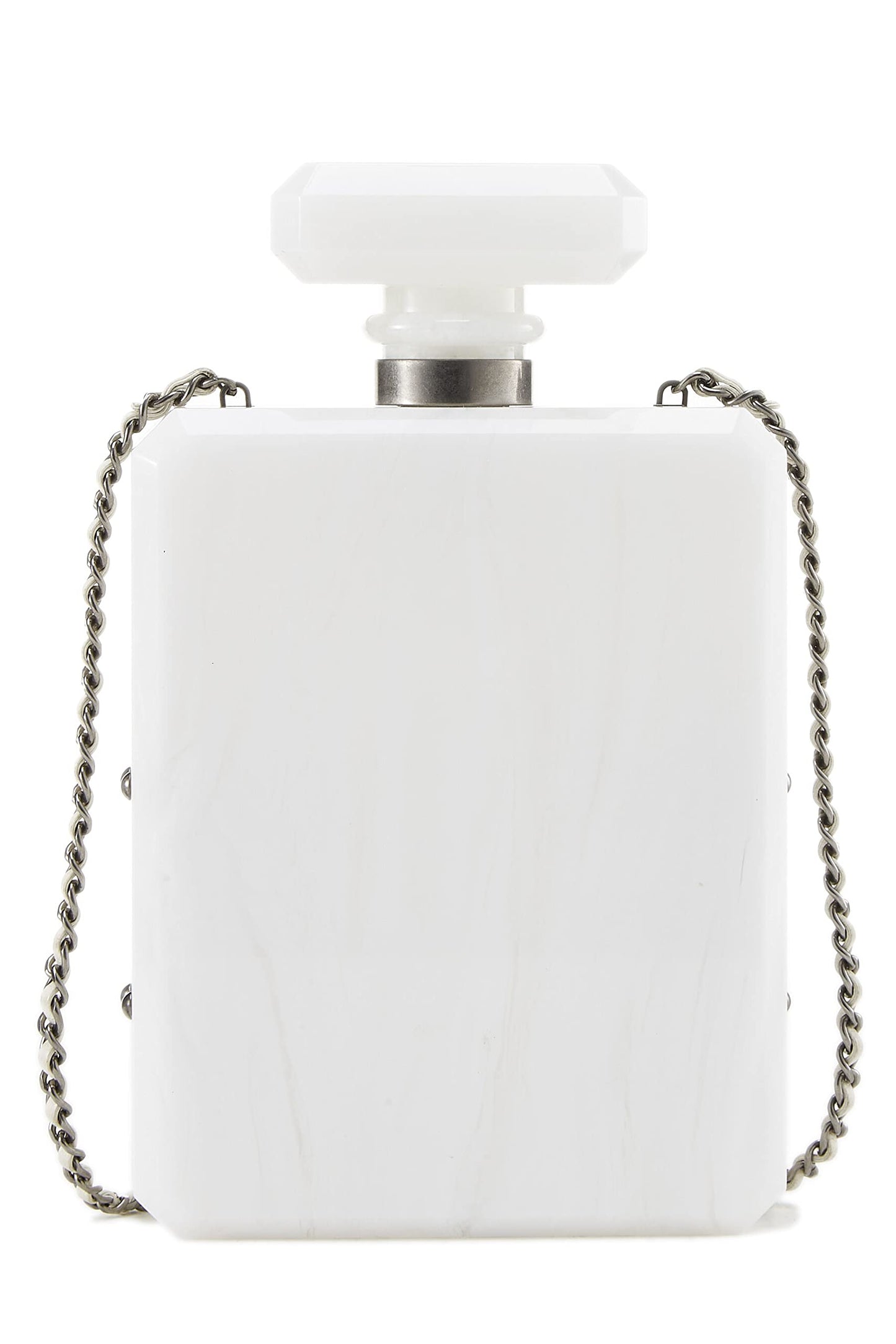 Chanel, White Acrylic Perfume Minaudière, White