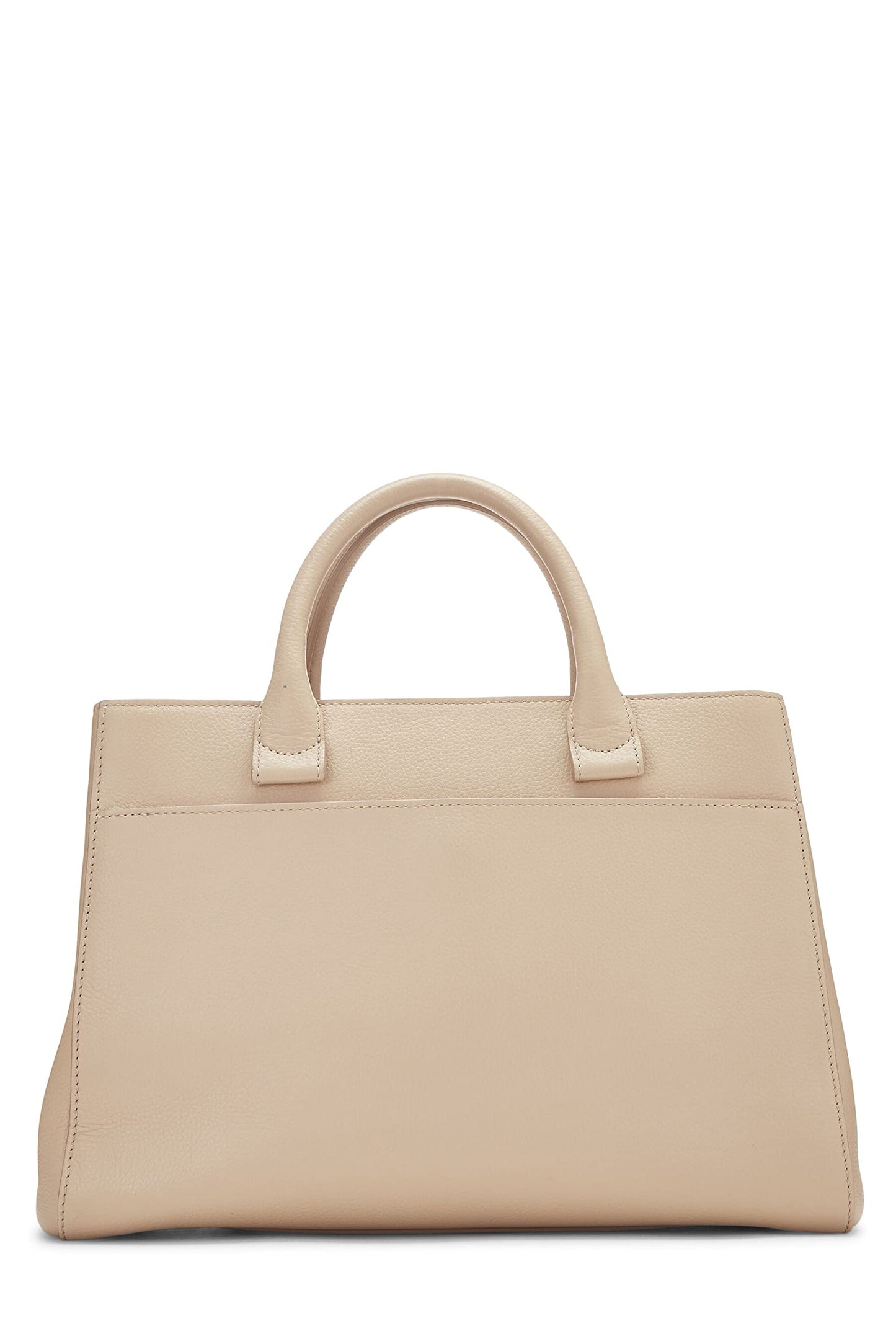 Chanel, Beige Leather Neo Executive Shopping Tote, Beige